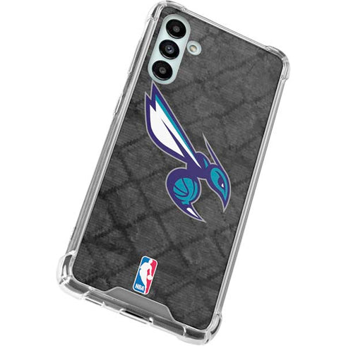 NBA Charlotte Hornets Dark Rust Galaxy A13 5G Clear Case