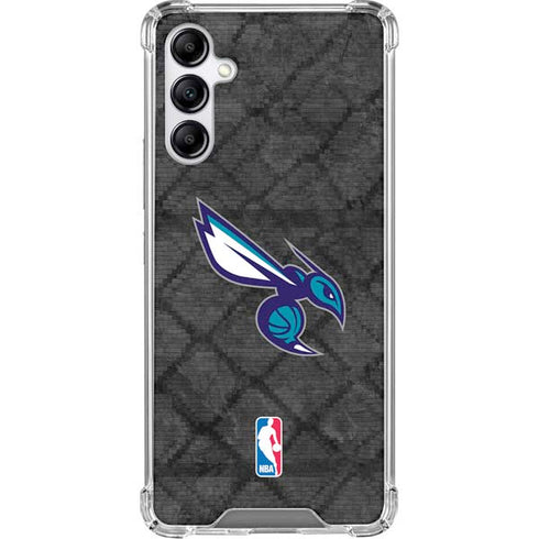 NBA Charlotte Hornets Dark Rust Galaxy A15 5G Clear Case