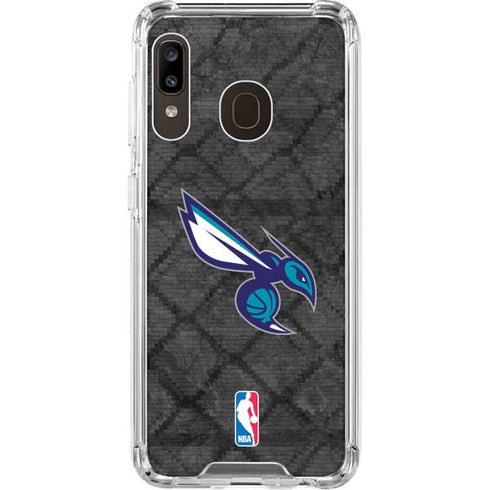 NBA Charlotte Hornets Dark Rust Galaxy A30 Clear Case