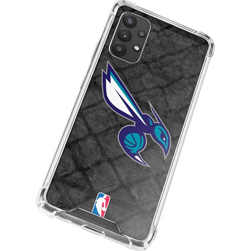 NBA Charlotte Hornets Dark Rust Galaxy A32 5G Clear Case
