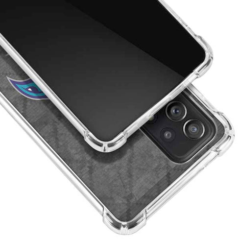 NBA Charlotte Hornets Dark Rust Galaxy A52 5G Clear Case