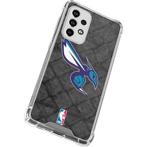 NBA Charlotte Hornets Dark Rust Galaxy A53 5G Clear Case