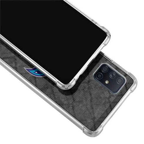 NBA Charlotte Hornets Dark Rust Galaxy A71 5G Clear Case