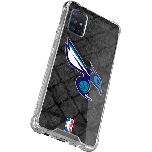 NBA Charlotte Hornets Dark Rust Galaxy A71 5G Clear Case