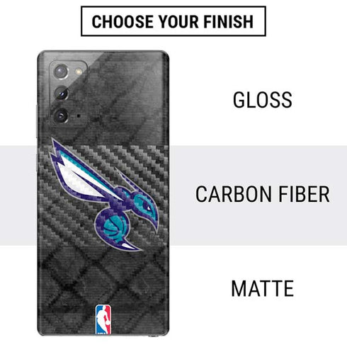 NBA Charlotte Hornets Dark Rust Galaxy Note20 5G Skin