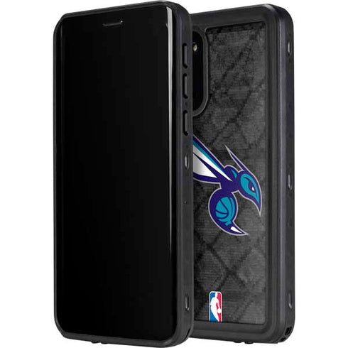 NBA Charlotte Hornets Dark Rust Galaxy S20 Waterproof Case