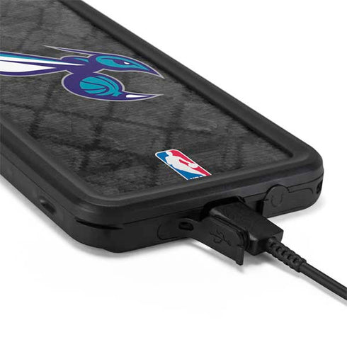 NBA Charlotte Hornets Dark Rust Galaxy S20 Waterproof Case