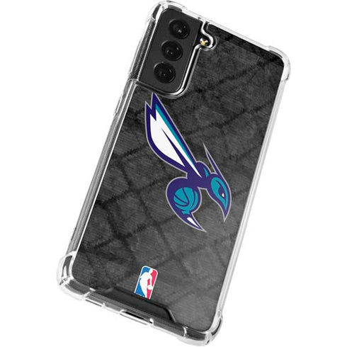 NBA Charlotte Hornets Dark Rust Galaxy S21 FE Clear Case