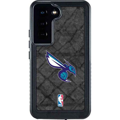 NBA Charlotte Hornets Dark Rust Galaxy S23 Waterproof Case
