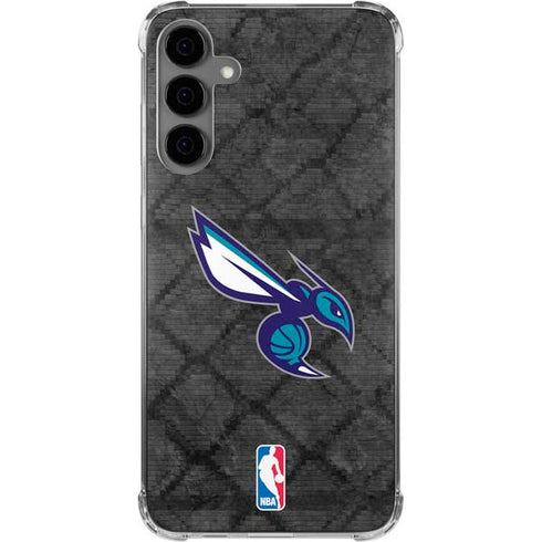 NBA Charlotte Hornets Dark Rust Galaxy S24 Plus Clear Case
