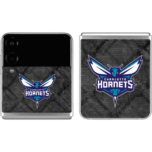 NBA Charlotte Hornets Dark Rust Galaxy Z Flip4 5G Skin