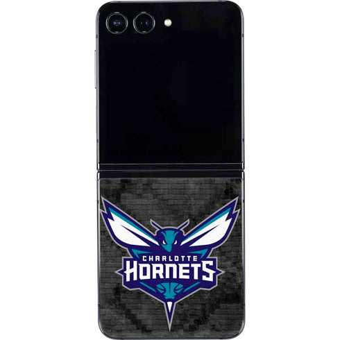 NBA Charlotte Hornets Dark Rust Galaxy Z Flip5 5G Skin