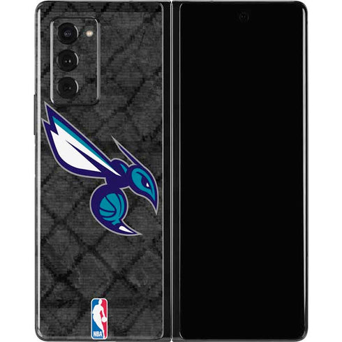 NBA Charlotte Hornets Dark Rust Galaxy Z Fold2 5G Skin