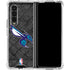 NBA Charlotte Hornets Dark Rust Galaxy Z Fold4 5G Clear Case