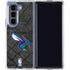 NBA Charlotte Hornets Dark Rust Galaxy Z Fold5 5G Clear Case