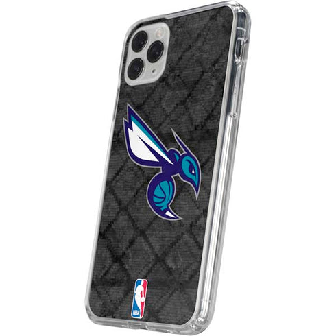 NBA Charlotte Hornets Dark Rust iPhone 11 Pro Clear Case