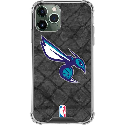 NBA Charlotte Hornets Dark Rust iPhone 11 Pro Max Clear Case
