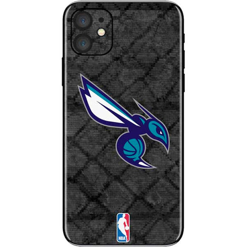 NBA Charlotte Hornets Dark Rust iPhone 11 Skin