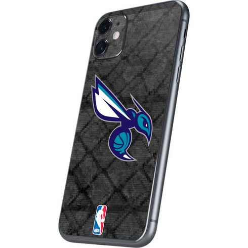 NBA Charlotte Hornets Dark Rust iPhone 11 Skin