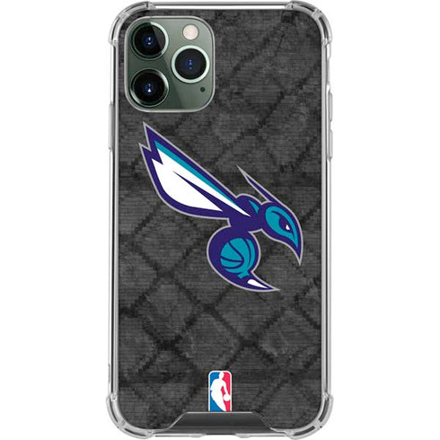 NBA Charlotte Hornets Dark Rust iPhone 12 Pro Clear Case