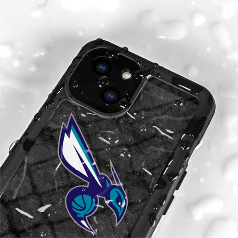 NBA Charlotte Hornets Dark Rust iPhone 13 Mini Waterproof Case