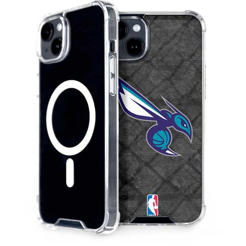 NBA Charlotte Hornets Dark Rust iPhone 15 Plus MagSafe Case