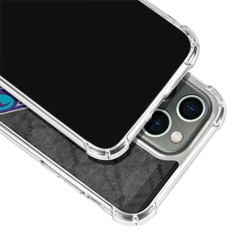 NBA Charlotte Hornets Dark Rust iPhone 15 Pro Clear Case