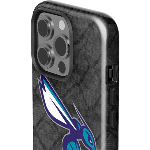 NBA Charlotte Hornets Dark Rust iPhone 15 Pro Impact Case