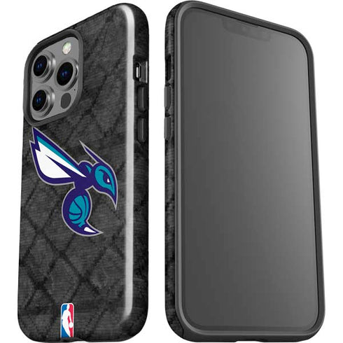 NBA Charlotte Hornets Dark Rust iPhone 14 Pro Impact Case