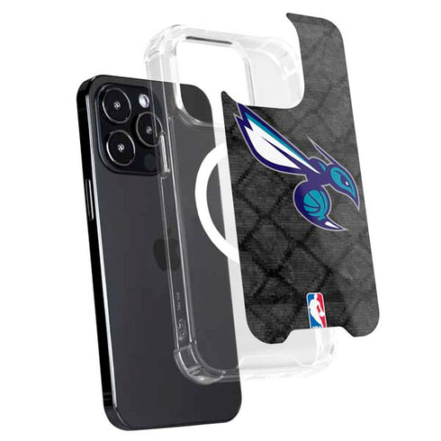 NBA Charlotte Hornets Dark Rust iPhone 14 Pro MagSafe Case