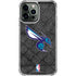 NBA Charlotte Hornets Dark Rust iPhone 14 Pro Max Clear Case