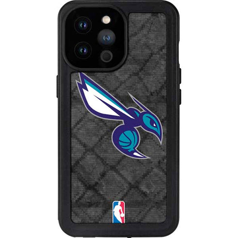 NBA Charlotte Hornets Dark Rust iPhone 14 Pro Max Waterproof Case