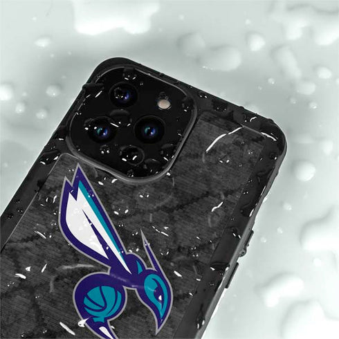 NBA Charlotte Hornets Dark Rust iPhone 14 Pro Max Waterproof Case