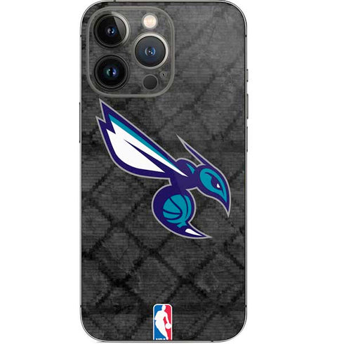 NBA Charlotte Hornets Dark Rust iPhone 14 Pro Skin