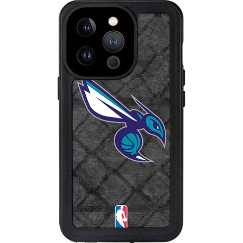 NBA Charlotte Hornets Dark Rust iPhone 14 Pro Waterproof Case