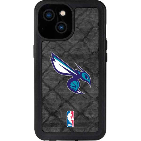 NBA Charlotte Hornets Dark Rust iPhone 15 Waterproof Case