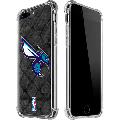 NBA Charlotte Hornets Dark Rust iPhone 7/8 Plus Clear Case