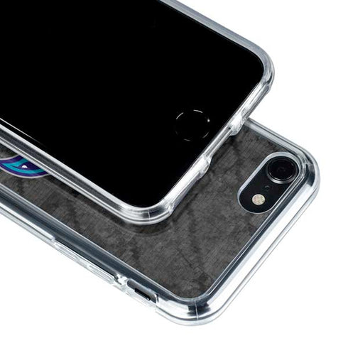 NBA Charlotte Hornets Dark Rust iPhone SE (2nd & 3rd Gen) Clear Case