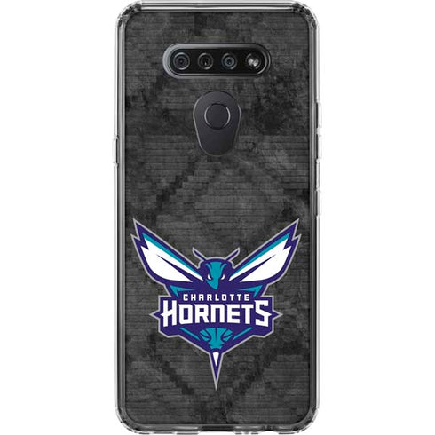 NBA Charlotte Hornets Dark Rust LG K51/Q51 Clear Case