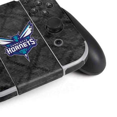 NBA Charlotte Hornets Dark Rust Nintendo Switch OLED (2021) Skin