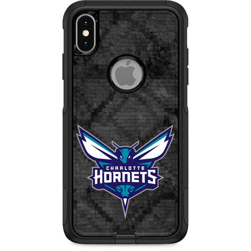 NBA Charlotte Hornets Dark Rust Otterbox Commuter iPhone Skin
