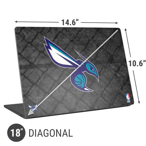 NBA Charlotte Hornets Dark Rust Universal Laptop 18in (14.6 x 10.6in) Skin