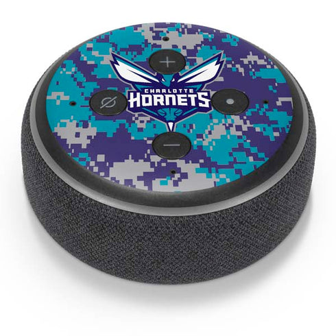 NBA Charlotte Hornets Digi Camo Amazon Echo Dot Skin