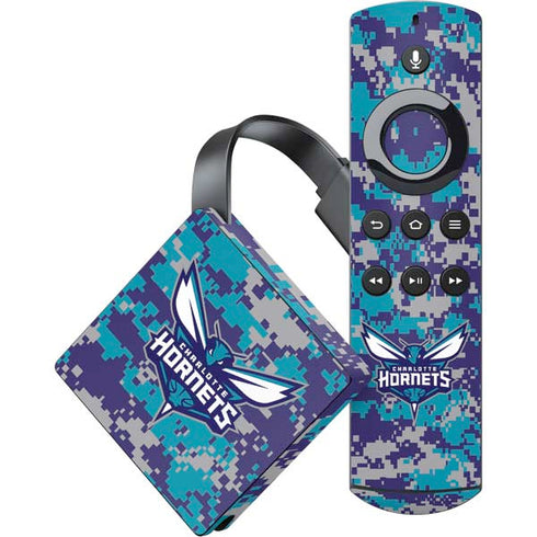 NBA Charlotte Hornets Digi Camo Amazon Fire TV Skin