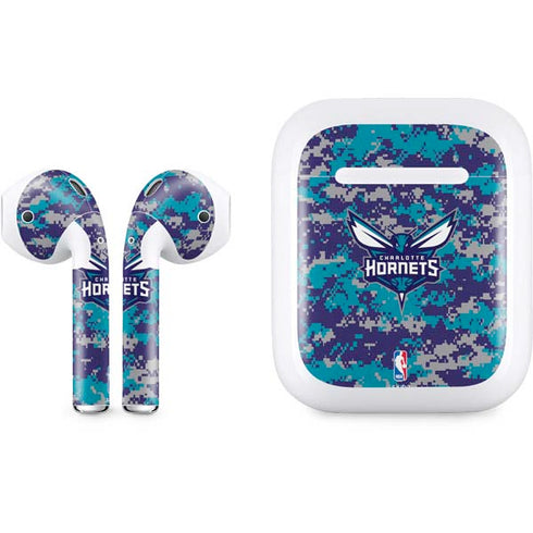 NBA Charlotte Hornets Digi Camo Apple AirPods Skin