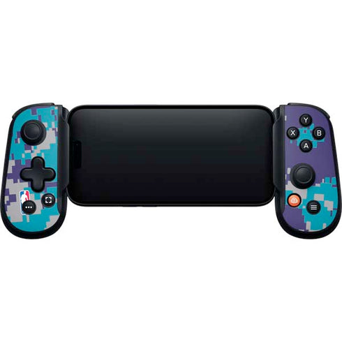 NBA Charlotte Hornets Digi Camo Backbone One for iPhone Game Controller Skin