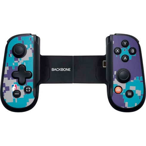 NBA Charlotte Hornets Digi Camo Backbone One for iPhone Game Controller Skin