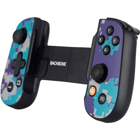 NBA Charlotte Hornets Digi Camo Backbone One for iPhone Game Controller Skin