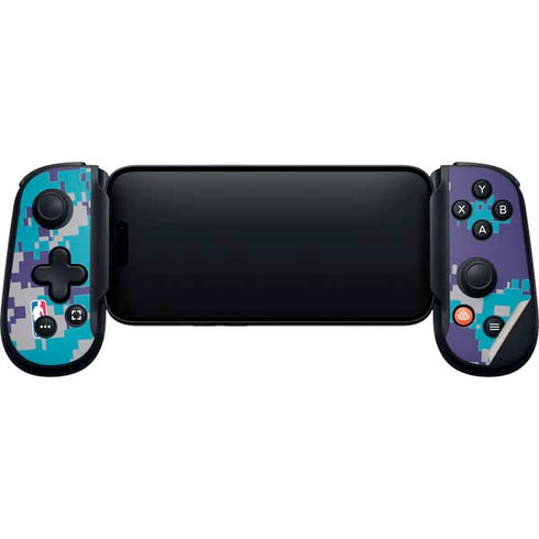 NBA Charlotte Hornets Digi Camo Backbone One for iPhone Game Controller Skin