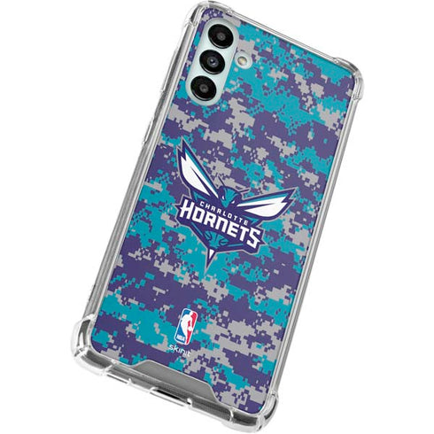 NBA Charlotte Hornets Digi Camo Galaxy A13 5G Clear Case